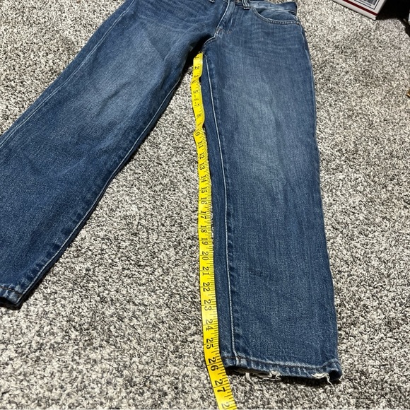 Madewell The Momjean Jeans Size 25 Distressed Hem - Picture 5 of 10